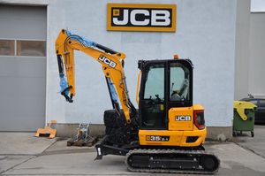 รถขุดขนาดเล็กแบบตีนตะขาบ JCBB 35Z-1 มือสองสมรรถนะสูง พร้อมเครื่องยนต์ยันม่าร์ ควบคุมด้วย PLC พร้อมมอเตอร์และเกียร์บ็อกซ์สำหรับขาย - Product Image 2