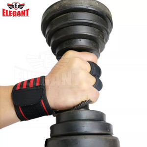 Almohadilla de agarre para entrenamiento físico de levantamiento de pesas 2024, equipo de gimnasio, empuñaduras de cuero de ELEGANT SPORTS - Product Image 4