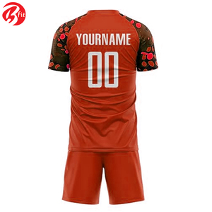 Impression par sublimation Uniforme de football de bonne qualité Chemises et hauts à découpe automatisée pour adultes Maillot de football - Product Image 2