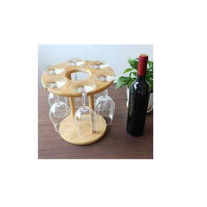 Wholesale Wood <b>Wine</b> Glass Cup Holder <b>Wine</b> <b>Rack</b> With Glass Holder Single <b>Wine</b> Bottle Glass Holder and Hot Sale Product - Product Image 3
