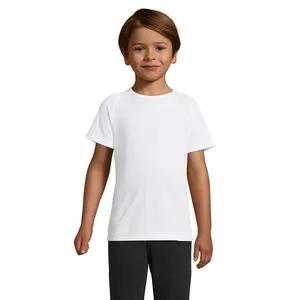 Sporty <b>Kids</b> 140g <b>T</b>-<b>Shirt</b> for Sports Merchandise Promotional <b>T</b>-<b>Shirts</b> - Product Image 2