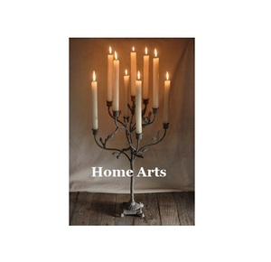 Deluxe Quality Customized Size Candelabra Newest Design Brass <b>Candle</b> Holder With <b>Crystal</b> At Affordable Price - Product Image 4