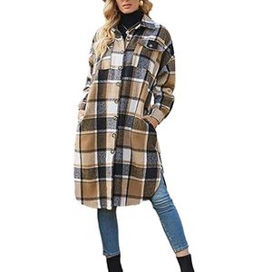 Custom Logo Modest Luxury Ladies Winter Long Wool Coat for Women <b>Cashmere</b> Coats 2025 - Product Image 3