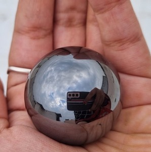 Hermosa BOLA DE moissanita de grado AAA de 38mm Colgante de Piedra facetada 8mm negro personalizable cuentas sueltas de Hip Hop 6mm 10mm - Product Image 6