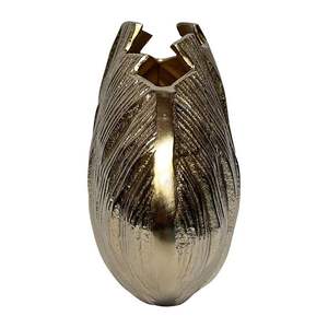 Vase texturé de fleur en aluminium de luxe de vente chaude coulée de fer de haute qualité pour le mariage extérieur et la décoration à la maison - Product Image 6