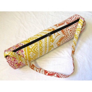 Nouveauté Tapis de yoga écologique de style indien avec sac d'extérieur et sac à bandoulière - Product Image 5