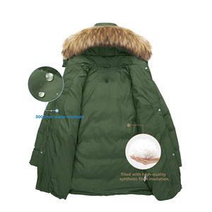 Nouvelle arrivée, parka professionnelle pour femmes, parka en gros, parka pour femmes à bas prix avec fourrure et capuche amovibles - Product Image 5