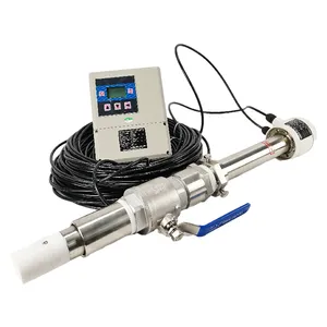 Medidor de fluxo eletromagnético tipo líquido, venda quente, alta precisão, plug-in, medidor de fluxo