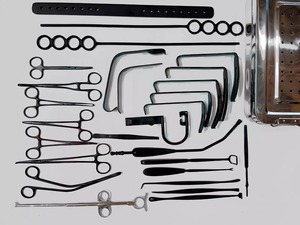 Alta calidad a estrenar amigdalectomía 27 piezas y adenoidectomía conjunto de instrumentos reutilizables conjunto de acero inoxidable recubierto negro - Product Image 2