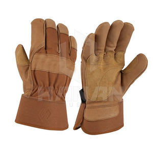 Gants de travail de sécurité en cuir de qualité supérieure de haute qualité Logo personnalisé Respirant Confortable Anti-Impact Antidérapant pour les mécaniciens - Product Image 1