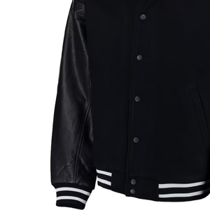 Chaquetas Varsity de Poliéster para Hombre, Personalizadas al por Mayor, con Estampado en Relieve, Talla Grande, Estilo Universitario, Cuello Alto, para Invierno - Product Image 5