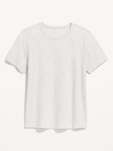 T-shirt d'été respirant pour femmes de haute qualité coupe régulière en coton 100% épais 300gsm à séchage rapide vente en gros - Product Image 4