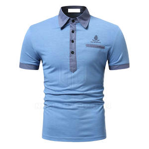 Ropa de moda Hombres Polos Tela de algodón Hombres Polos Nuevo estilo Hombres Polos para adultos - Product Image 1