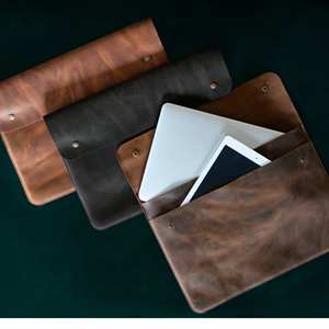 Retro Handmade Genuine Leather Durable Portable <b>Laptop</b> Sleeve Executive Quality <b>Bag</b> <b>for</b> Office Work and Travel Safety GLS-0348 - Product Image 6
