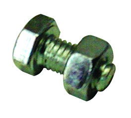 Bullone per scaffali con dado Mis. 8x16 - Product Image 1
