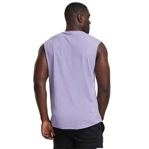Camiseta sin mangas de culturismo personalizada de color, superventas, con cuello redondo, tela de poliéster/algodón, antipilling, transpirable, de alta calidad. - Product Image 3