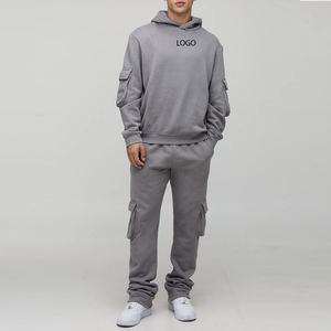 ชุดกีฬาผู้ชายทันสมัยล่าสุดสำหรับฤดูหนาว ชุดวิ่ง/เสื้อคลุมแบบทนทาน ดีไซน์สวย ราคาโรงงาน พร้อมโลโก้ - Product Image 1