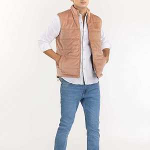 Nuevo Chaleco Acolchado con Capucha para Hombre, Invierno, Unisex, para Exteriores, Aislado, Impermeable, Ecológico, de Lona Transpirable, Casual, Cortavientos - Product Image 4