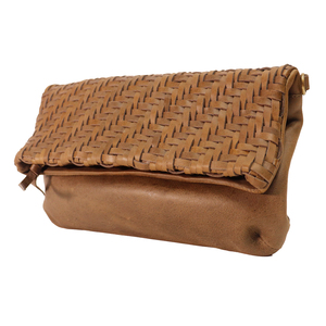 Pochette en cuir véritable tissée à la main de qualité supérieure |   Fabricant OEM et ODM |   Sac à main pour femme de qualité export, personnalisable - Product Image 2