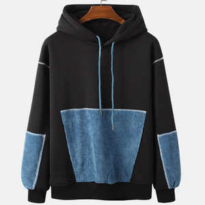 Sudaderas con capucha para hombre de tamaño personalizado más populares, sudaderas con capucha para hombre de nuevo estilo, Sudadera con capucha de color doble, transpirable, de secado rápido, cómoda - Product Image 1