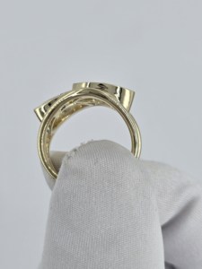 Anillo de diamante cultivado en laboratorio en oro amarillo de 14K y 18K |   Anillo de diamantes Marquise para mujer |   Elegante Joyería Moderna para Compromiso - Product Image 6