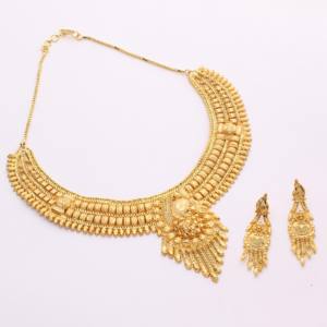 Chapado en oro cobre latón Chapado en oro ocasión especial collares de boda para mujeres joyería ortodoxa regalo Laminado Oro - Product Image 1