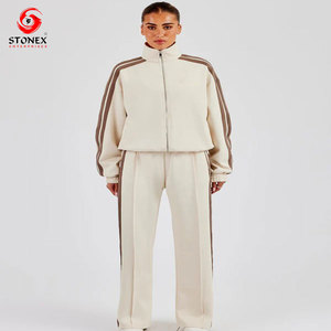 New Style Winter Plus Size Zipper Women <b>Tracksuit</b> Set High Quality Material Casual Custom Logo & Design OEM Service - Product Image 4