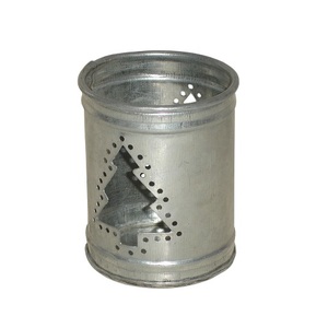 galvanized metal window box <b>large</b> round <b>planter</b> galvanized <b>planter</b> garden metal home decoration round <b>planter</b> - Product Image 1