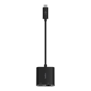 Adaptador USB-C 2 en 1 Multifunción a Ethernet + Carga con Puerto de Carga para Teléfono Móvil y Cámara OTG USB C Macho a Hembra - Product Image 1