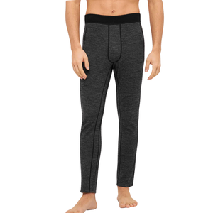 Pantalons thermiques actifs pour hommes, couche de base chaude pour l'entraînement hivernal, vêtements de sport en plein air, respirant, confortable et ajusté - Product Image 1