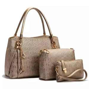 Wholesale New Fashion High Quality Ladies Cow Leather Tote and <b>Dress</b> Handbag Custom Logo Premium Brown Ladies Handbag - Product Image 4