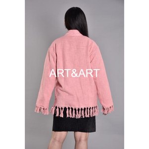 เสื้อแจ็คเก็ตผ้าควิลท์คุณภาพสูงคอลเลคชั่นใหม่ล่าสุดสำหรับผู้หญิง เสื้อคลุมผ้าฝ้ายลายซูซานี สไตล์โบฮีเมียน เสื้อโค้ทสั้นสำหรับฤดูหนาว - Product Image 3