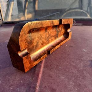 Cenicero de Cigarrillos Hecho a Mano, Cenicero de Madera Masiva Tallado a Mano, Cenicero Artesanal - Product Image 4