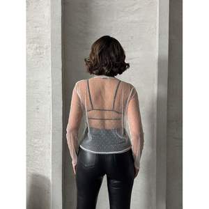 เสื้อผู้หญิงลายจุดผ้าทูลล์ขายส่ง - Product Image 1