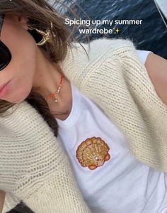 Llavero con Cuentas, Diseño de Beso, Anillo de Llavero Bordado Redondo, Colgante de Lentejuelas Hecho a Mano, Labios Rojos, Adorno para Bolso, Llavero con Cuentas - Product Image 5