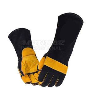 ถุงมือเชื่อมแบบสั่งทำพิเศษ ดีไซน์ใหม่ปี 2025 ขนาดใหญ่พิเศษ ทนทาน หนังคุณภาพสูง กันลื่น ทนความร้อน - Product Image 1