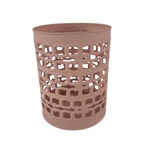 Soporte votivo hecho a mano para decoración del hogar, diseño de Metal y hierro de Color marfil, forma redonda, personalizado - Product Image 2