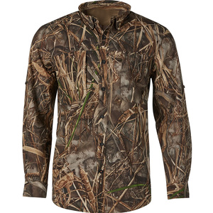 Camisas de camuflaje vintage personalizadas de alta calidad OEM camisetas de caza de camuflaje con estampado de camuflaje para hombre camisa personalizada de alta calidad para hombre - Product Image 1