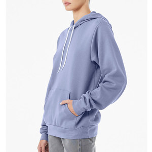 Sweats à capuche décontractés en coton avec cordon de serrage pour hommes 100% sweats à capuche surdimensionnés en coton lourd - Product Image 2