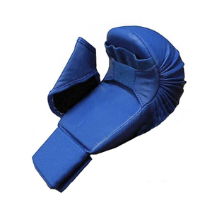 Gants de karaté sparring WKF personnalisés de haute qualité avec protection du pouce bleu rouge - Product Image 3