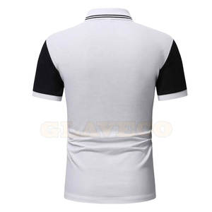 Ropa Casual de Punto Sólido Transpirable para Hombre, Camisetas con Logotipo Personalizado Estampado, Elegantes de Secado Rápido y Manga Corta - Product Image 3