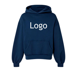 Sweat à capuche oversize en coton éponge français de haute qualité pour hommes, polaire épaisse, épaules tombantes, numérique, coton mélangé pour l'hiver 2025 - Product Image 5