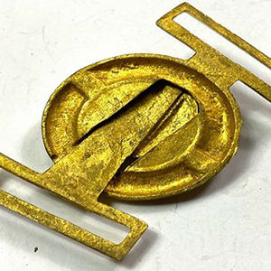 Ceintures civiles réglables en métal 100% et boucles Logo personnalisé Matériau en laiton Motif ovale pour la décoration - Product Image 6