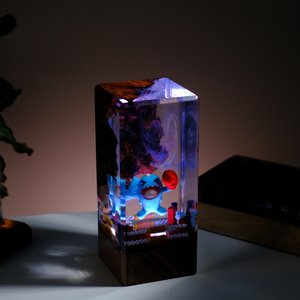 Đèn nhựa tùy chỉnh, đèn nhựa Anime, đèn ngủ LED, quà tặng thủ công, đèn diorama trang trí nghệ thuật, quà tặng cá nhân, đèn Epoxy - Product Image 6