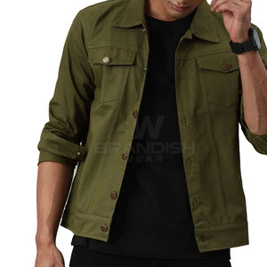 Chaqueta de invierno de hombre al por mayor precio barato diseño personalizado recién llegado de fábrica chaqueta vaquera de hombre de manga larga - Product Image 1