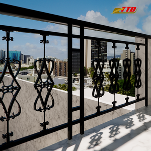 Balcones de alta gama con barandillas de hierro forjado artesanales ofrecen durabilidad duradera, detalles artísticos y un estilo exterior lujoso. - Product Image 6