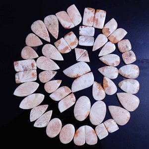 Par de Gemas Semipreciosas de Cuarzo Natural, Cabujones Sueltos al por Mayor de Alta Calidad para la Fabricación de Joyería, India - Product Image 3