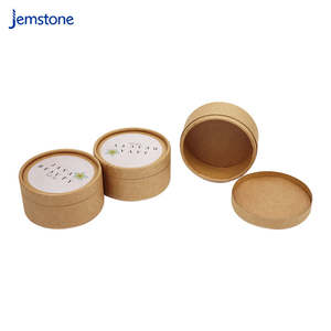 Tube d'emballage rond en carton kraft biodégradable pour poudre, shaker, thé et artisanat - Product Image 5