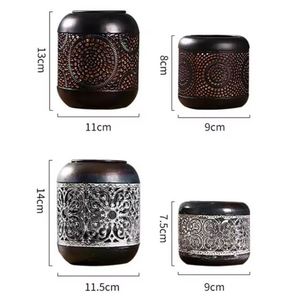 Tendance romantique fer Art rustique bougeoir pour fête mariage et noël décor à la maison cadeau artisanal disponible - Product Image 5