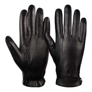 Gants en cuir de mouton de haute qualité pour hommes Doublure en laine Sécurité durable Premier cadeau respirant résistant à la déchirure personnalisable pour - Product Image 1
